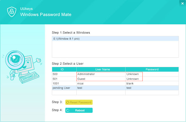 windows password mate